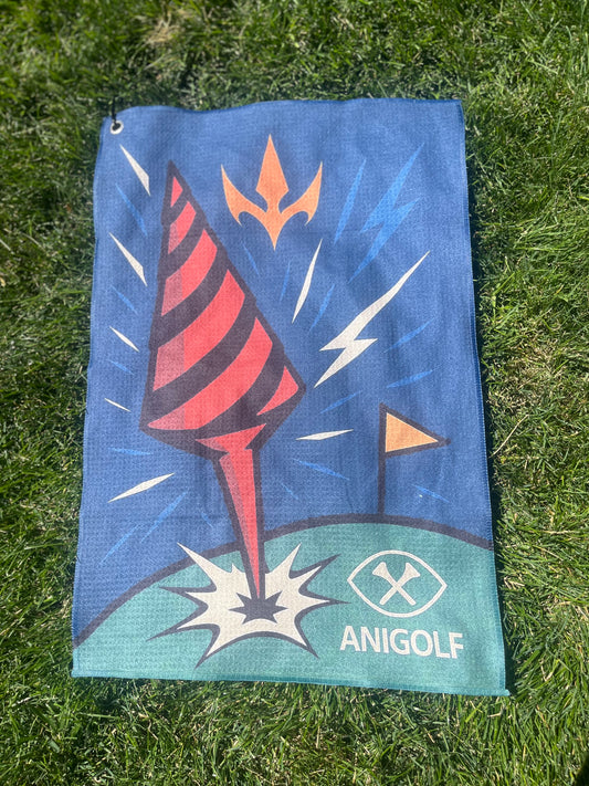 Gurren Laggen Themed Golf Towel
